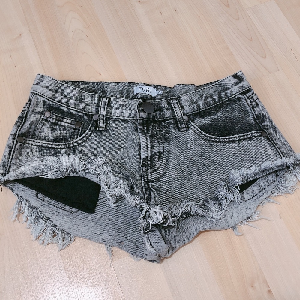 low rise cheeky shorts